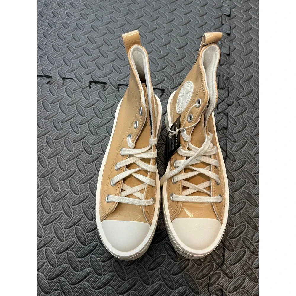 NEW Converse Women Chuck Taylor All Star Modern Lift Hi Platform Glossy Size 6.5
